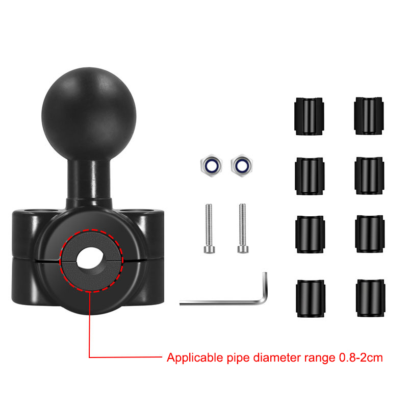 Phone Accessories Video - 1“ Ball Head Motorcycle Bike Rearview