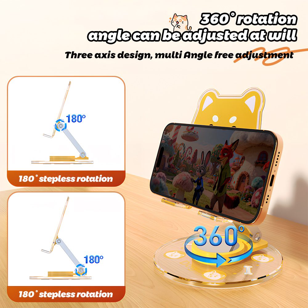 Cute Animal Phone Stand 360 Ro - đánh giá và giá Phone Accessories Officeworks