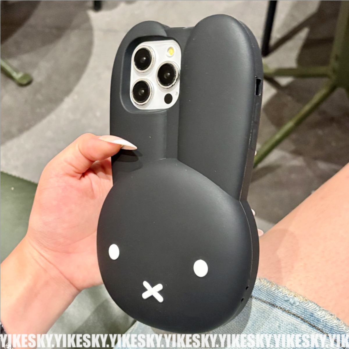 Miffy Rabbit Black Silicone Ph - đánh giá và giá Phone Accessories Images