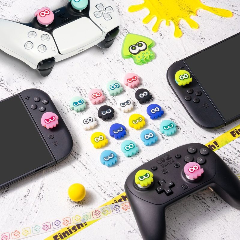 Thumb Grip Caps Splatoon Squid - đánh giá và giá Xbox Phone Accessories