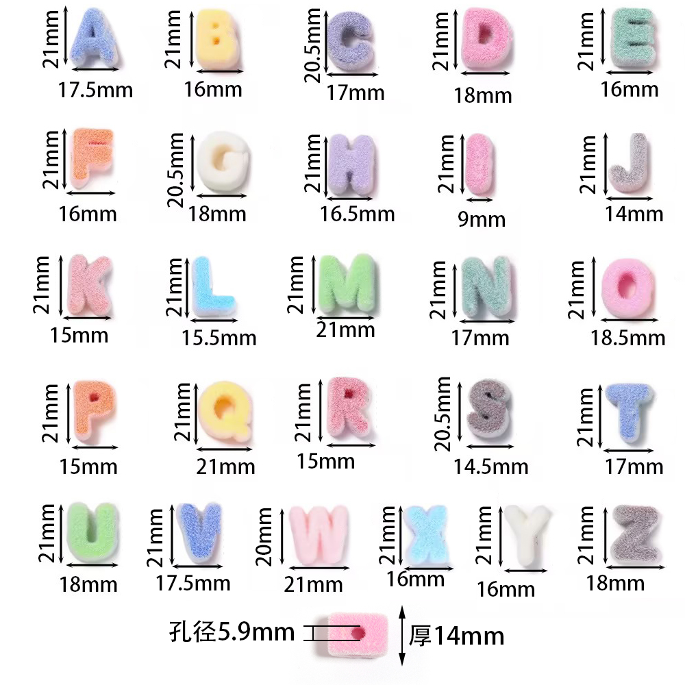 6pcs Random Mixed Color Flocke - đánh giá và giá Phone Accessories Jewelry