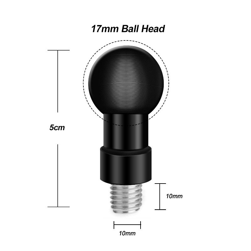 Aluminum 17mm Ball Head Adapte - đánh giá và giá Phone Accessories Video