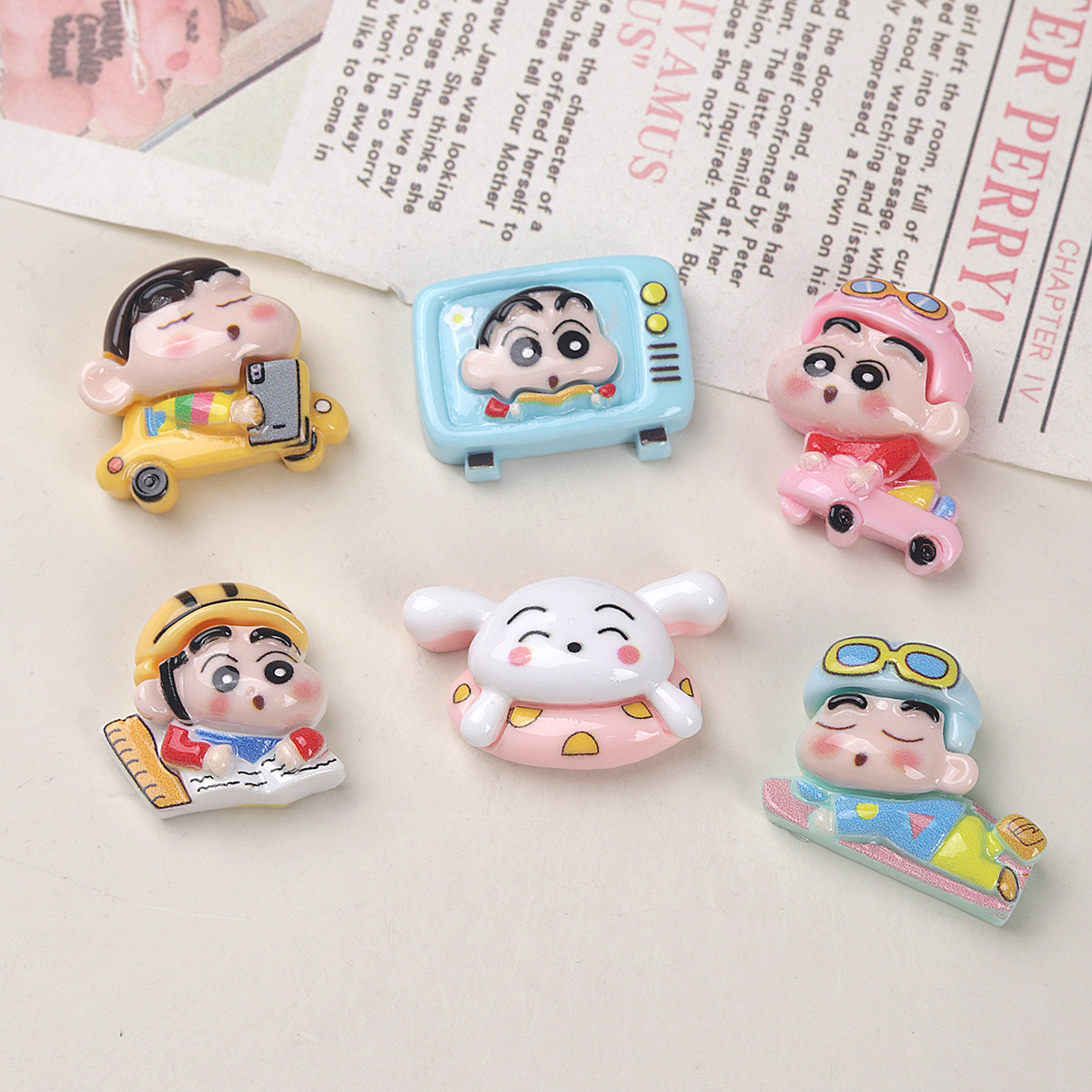 Kawaii Crayon Shin-chan Resin  - đánh giá và giá Phone Accessories Doll