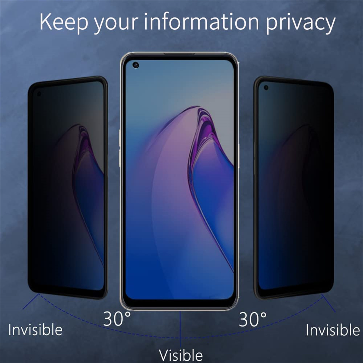 Anti Spy Screen Protector For  - đánh giá và giá Oppo A78