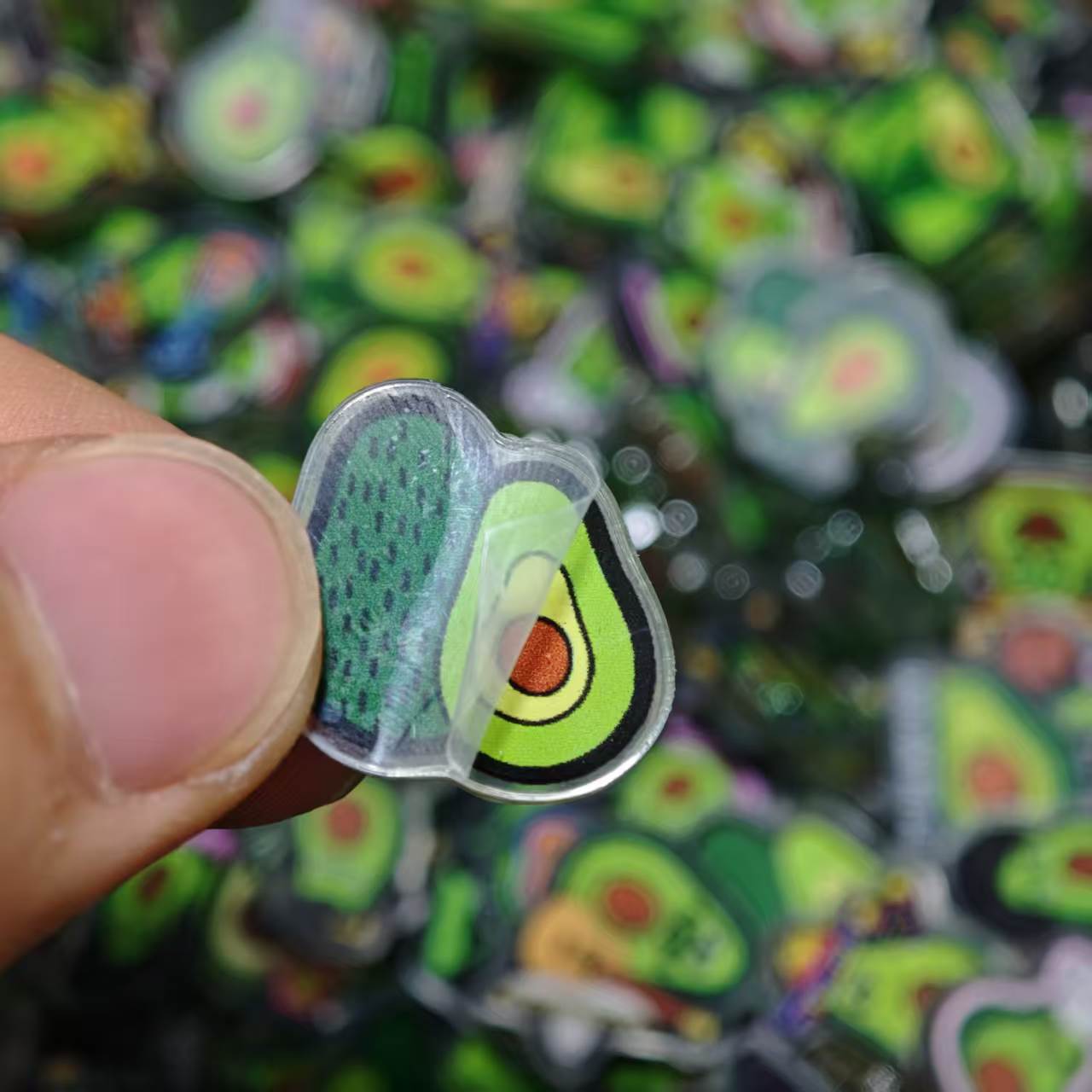 50pcs/set Avocado  Acrylic She - đánh giá và giá Phone Accessories Images