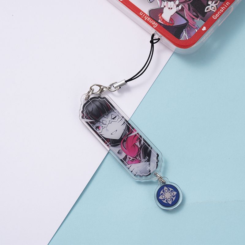 8pcs Anime Keychain Genshin Im - đánh giá và giá Phone Accessories Jewelry