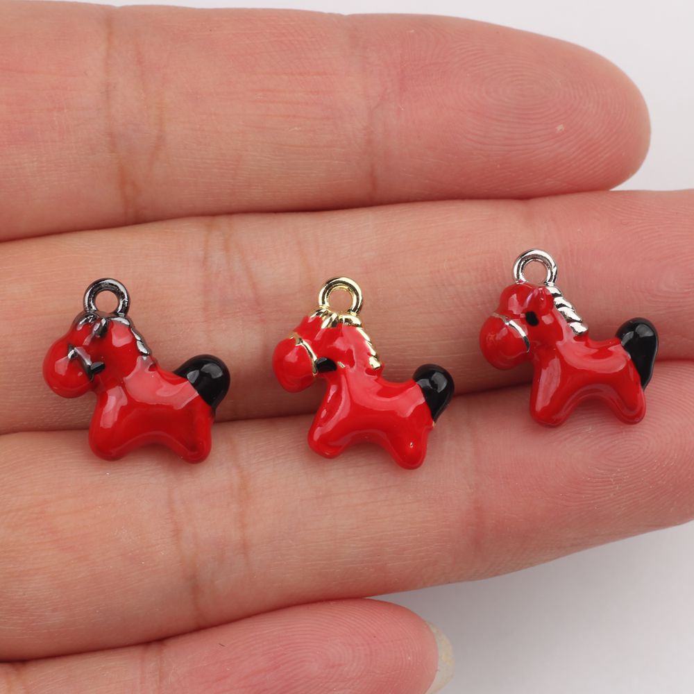 5pcs Cute Small Horse Charms A - đánh giá và giá Phone Accessories Jewelry