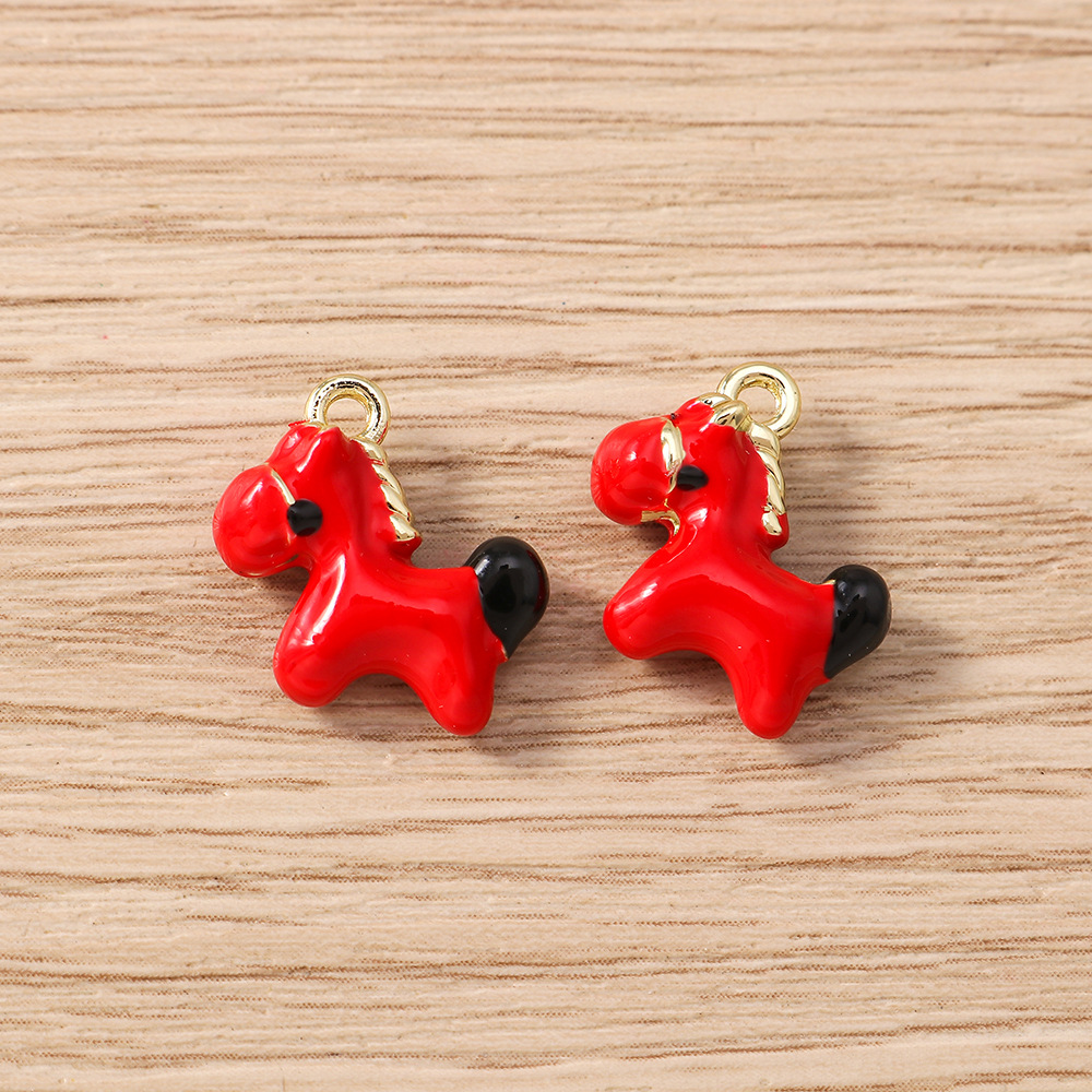 5pcs Cute Small Horse Charms A - đánh giá và giá Phone Accessories Jewelry