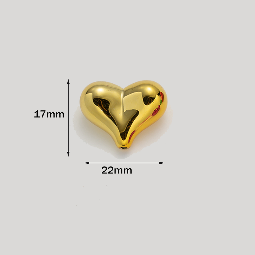 10pcs Colorful Acrylic Heart L - đánh giá và giá Phone Accessories Jewelry