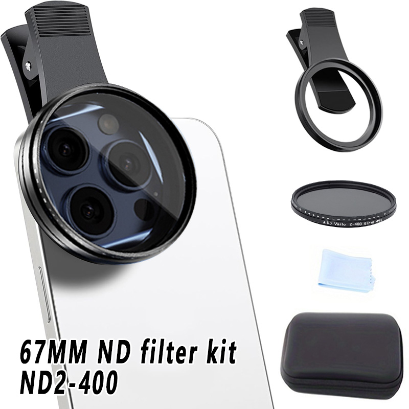 67mm Clip-on ND2-400 Phone Cam - đánh giá và giá Lens Camera Clip