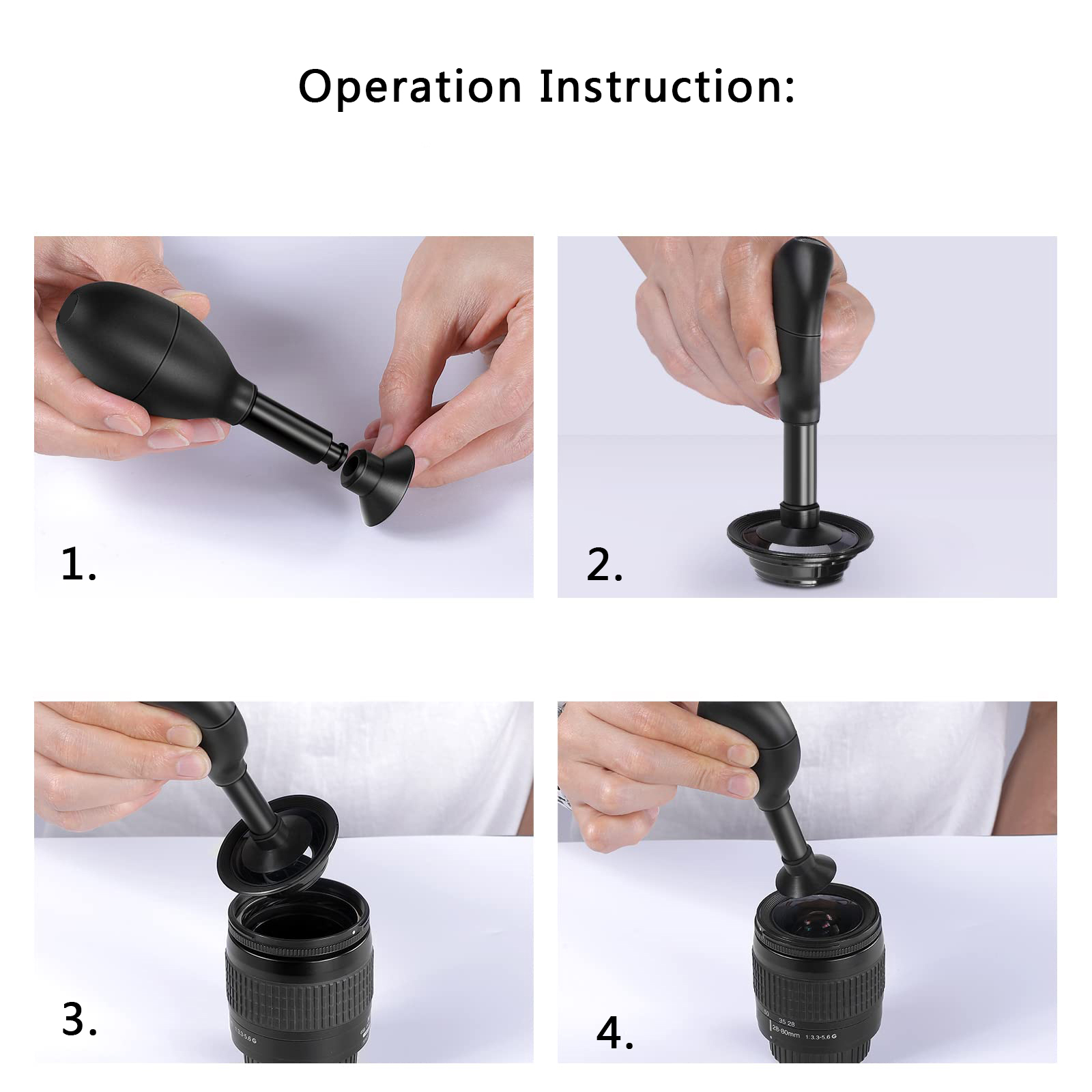 Lens Sucker Kit with 7 Suction - đánh giá và giá Lens Camera Clip