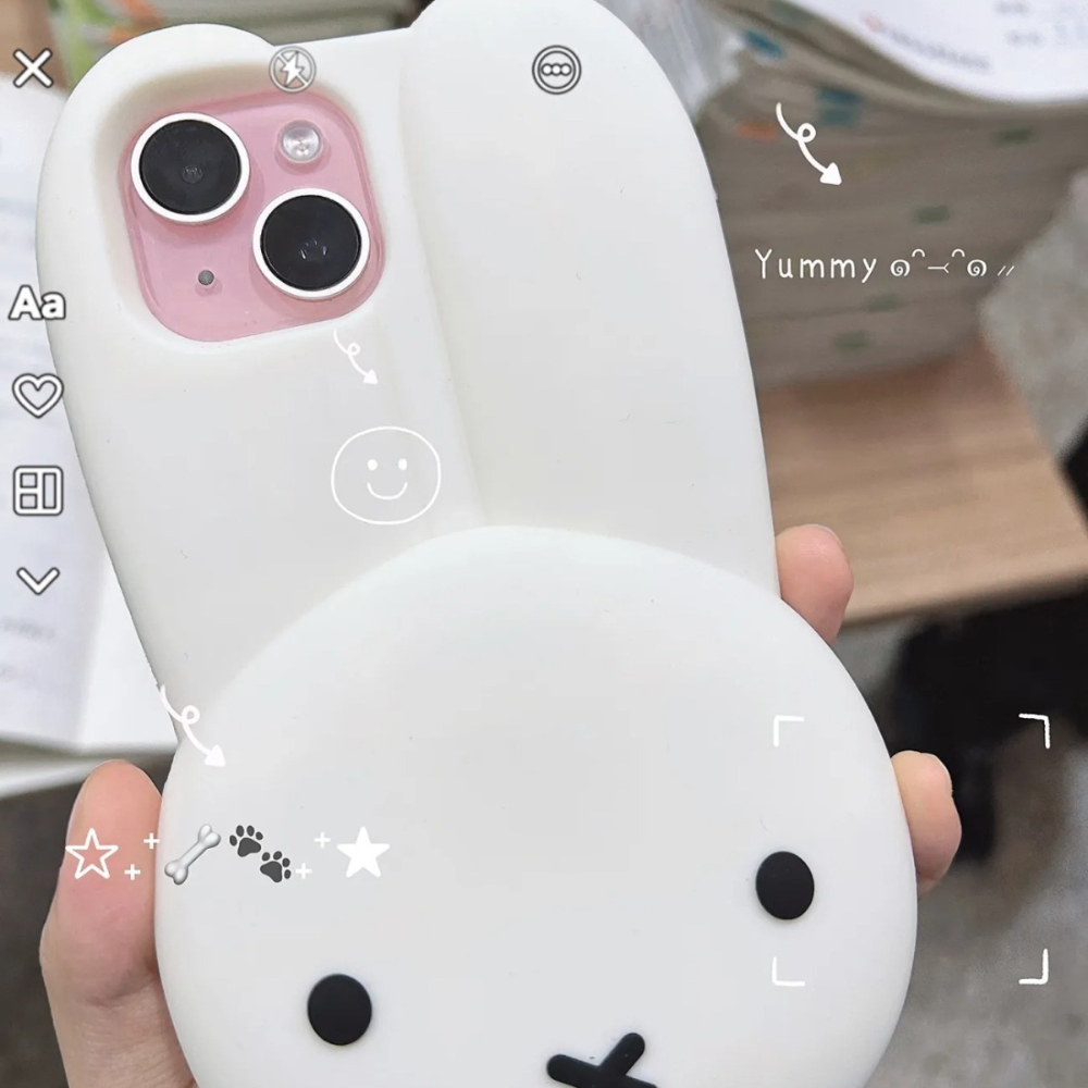 Miffy Rabbit White Silicone Ph - đánh giá và giá Phone Accessories Images
