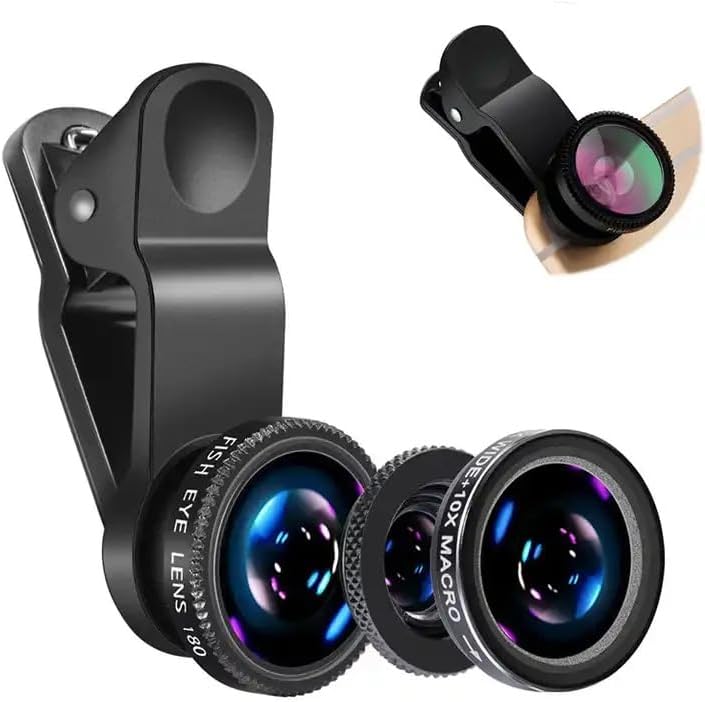 3in1 Fisheye Wide Angle Micro  - đánh giá và giá Lens Camera Clip